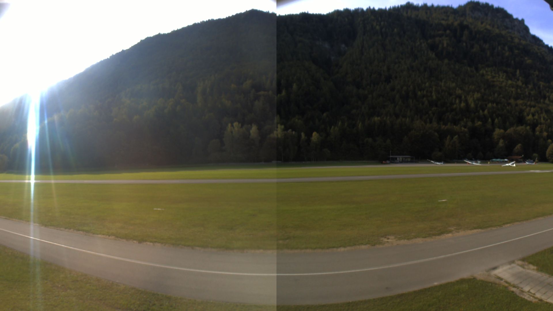 Traffic Cam Unterwossen › South-East: Fliegeralm - German Alpine gliding school Unterwössen e. V. - Deutsche Alpensegelflugschule Unterwössen