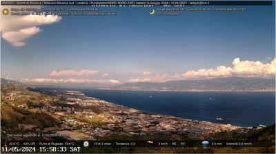 Preview delle webcam di Larderia Superiore › North-East: Stretto di Messina