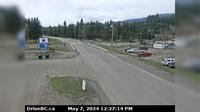 Elkford › North: Hwy 43 at Fording River Road in - looking north - Di giorno
