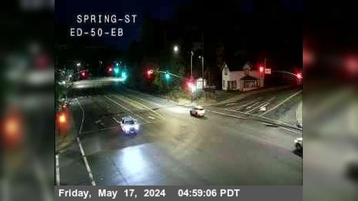Traffic Cam Placerville › East: Hwy 50 at Spring