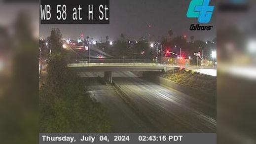 Traffic Cam Bakersfield › West: KER-58-AT H ST