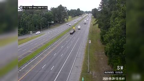 Traffic Cam Ellisville: I-75 @ MM 412.0 Rest Area