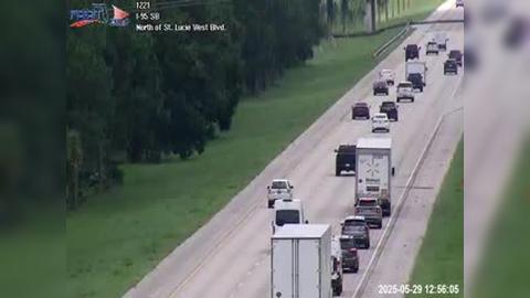 Traffic Cam Port St. Lucie: I-95 MP 122.0 Southbound