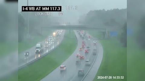 Traffic Cam Lake Helen: I-4 @ MM 117.3 WB