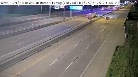 Traffic Cam Council Bluffs: CB - I-29/80 @ WB On Ramp S Expressway (48)