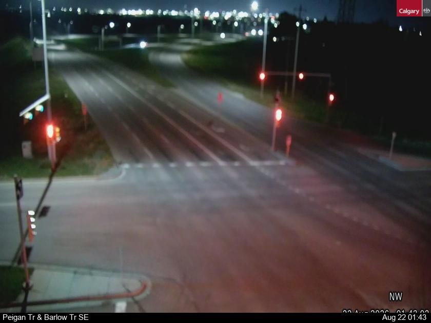 Traffic Cam Valleyfield: Peigan Trail - Barlow Trail SE