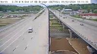 Bettendorf: QC - I-74 @ N End of EB Bridge (32) - Actuelle