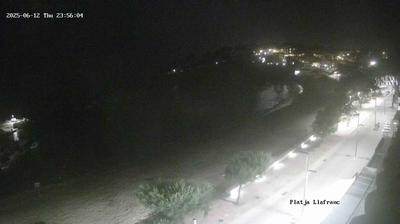 Palafrugell beach webcam