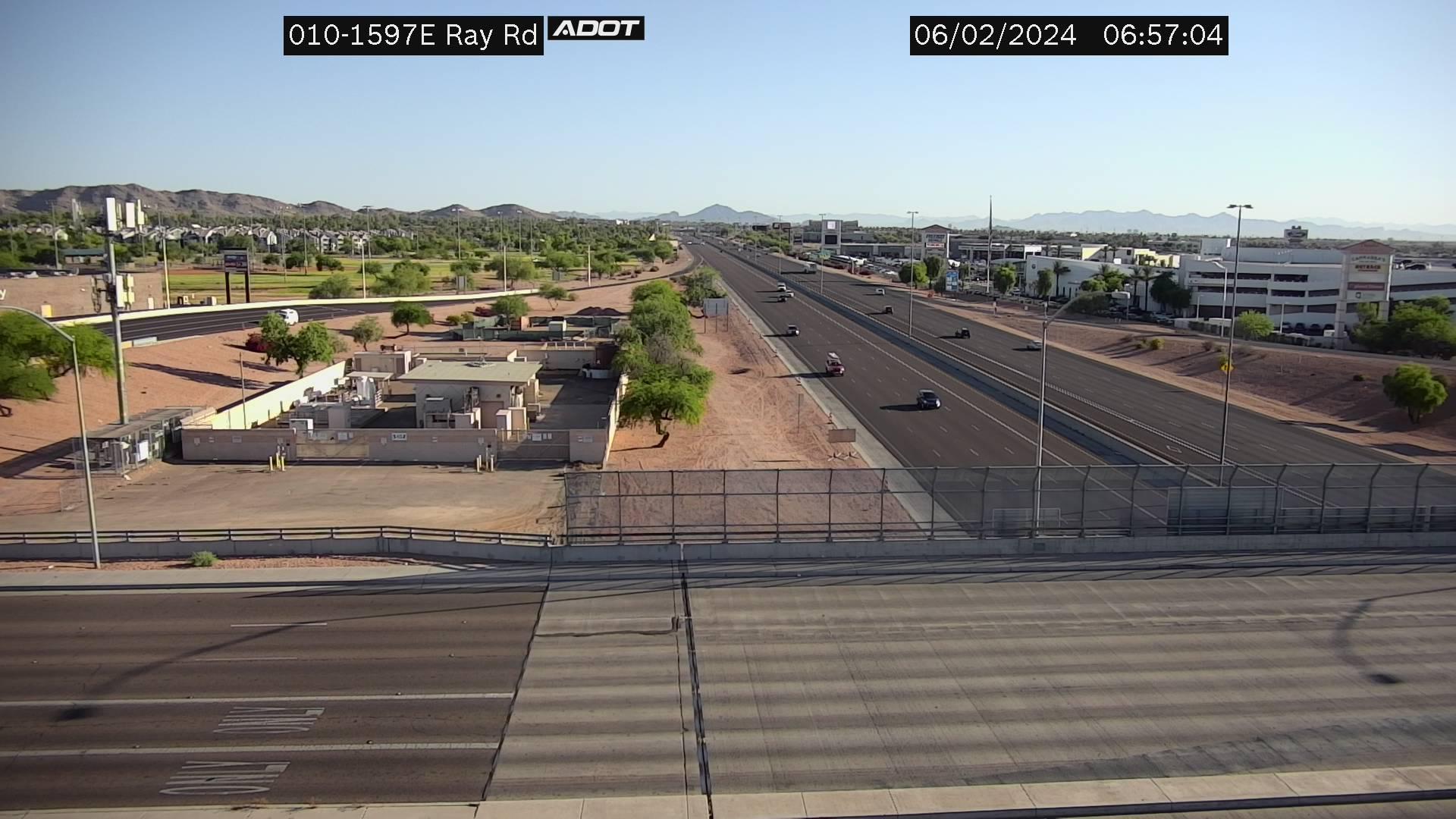 Traffic Cam Guadalupe › East: I-10 EB 159.70 @Ray Rd