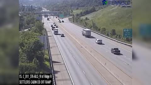 Traffic Cam Robinson Township: I-376 @ EXIT 61 EB (RIDGE RD)