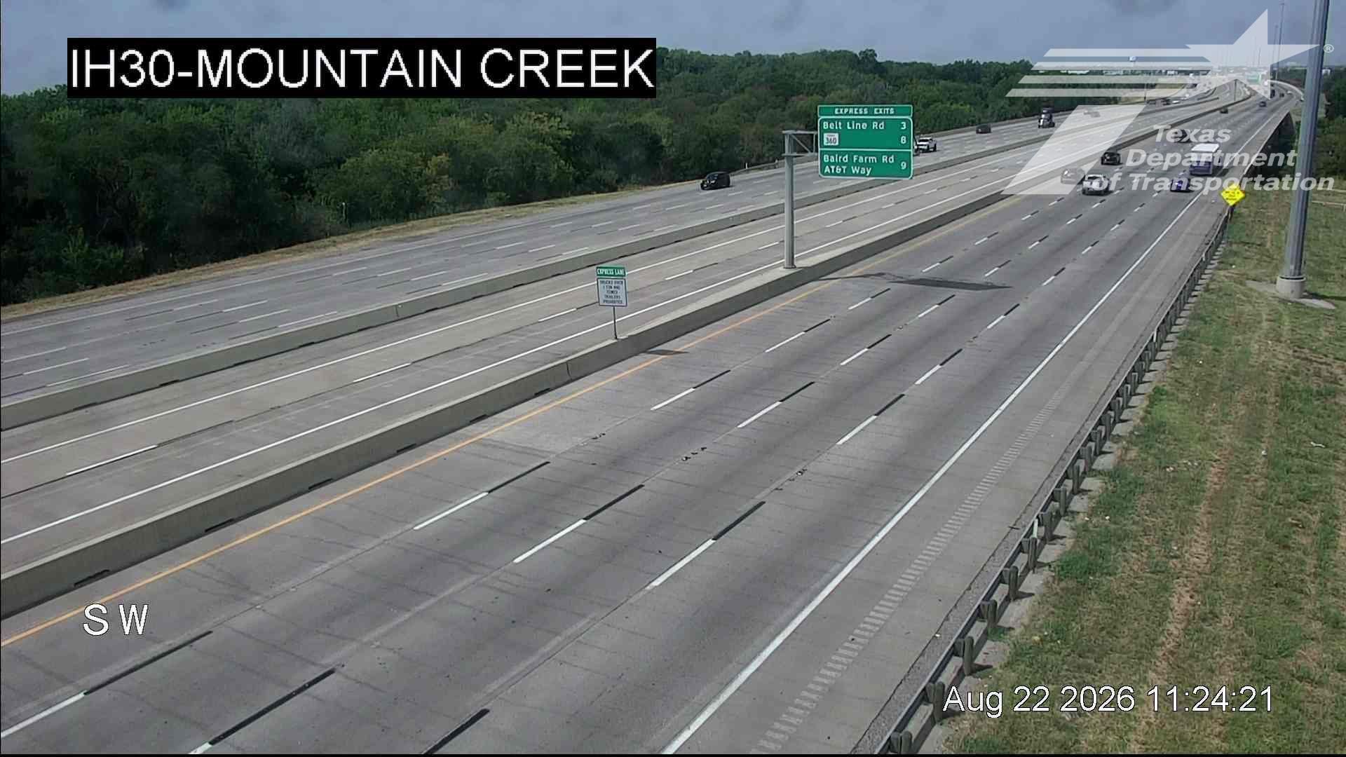Traffic Cam Dallas › East: I-30 @ Mountain Creek