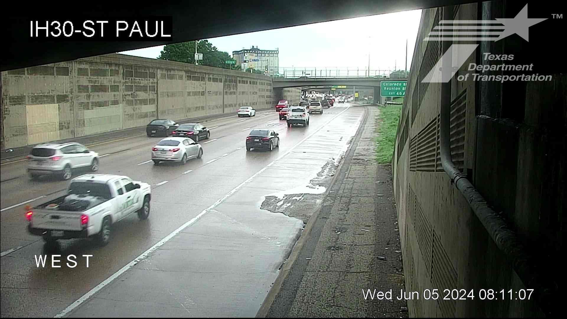 Traffic Cam Downtown PID › East: I-30 @ St Paul