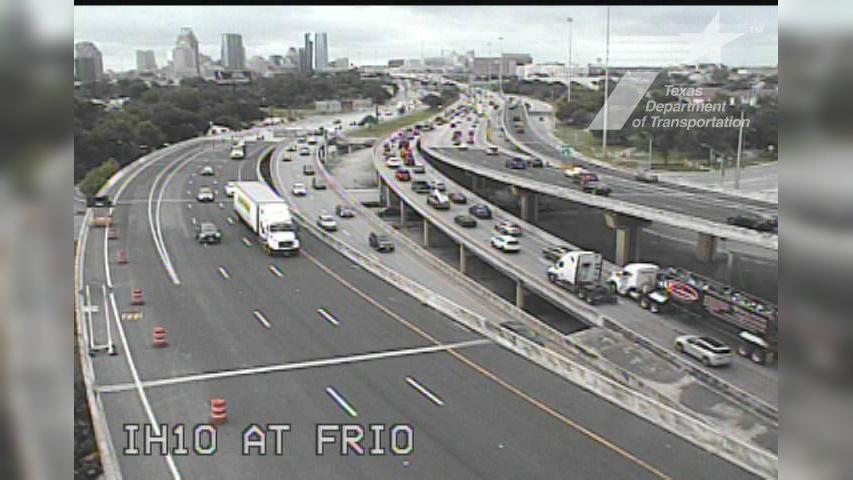 Traffic Cam Five Points › West: IH 10 at Frio