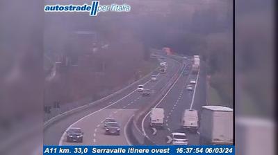 immagine della webcam nei dintorni di Chiesina Uzzanese: webcam Serravalle Pistoiese