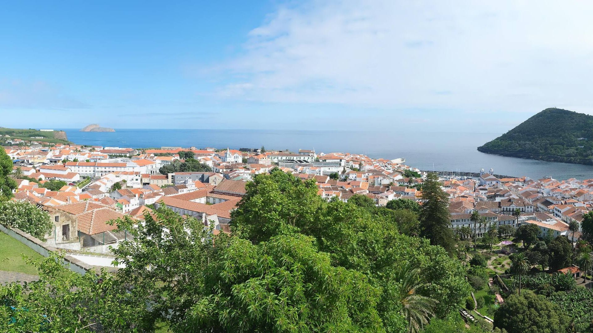 Praia da Vitória durante o dia