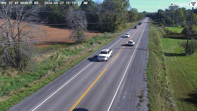 Traffic Cam Foxboro: Highway 37 at Hoskin Rd