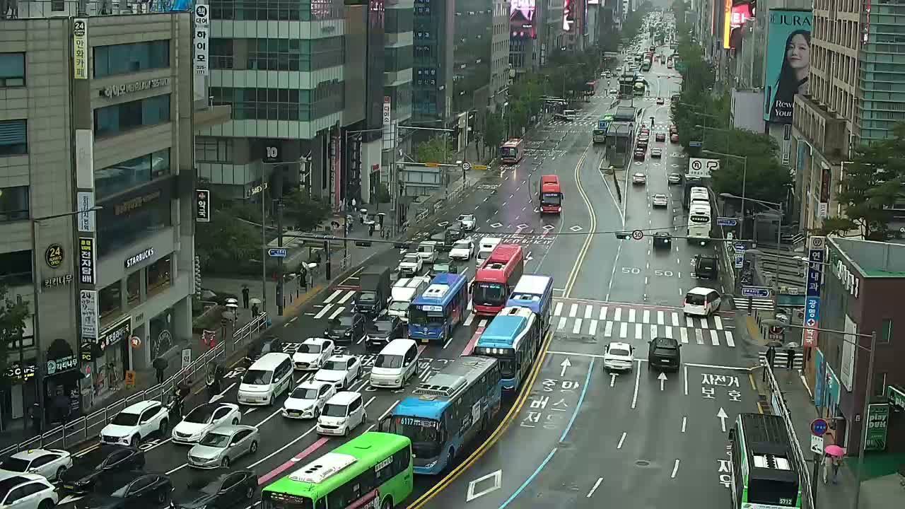 Myeong-dong during daytime