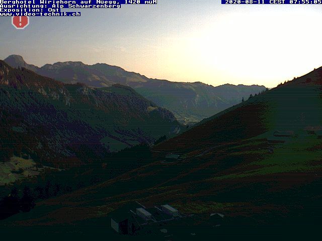 Diemtigen: Wiriehorn im Diemtigtal, Webcam 2 auf Nüegg