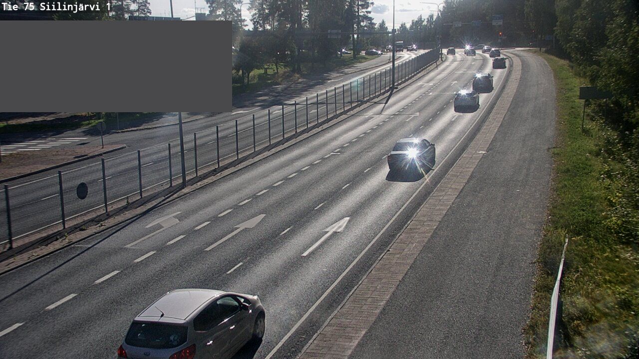 Traffic Cam Siilinjarvi: Tie 75 Siilinjärvi1 - Tie 5:lle päin