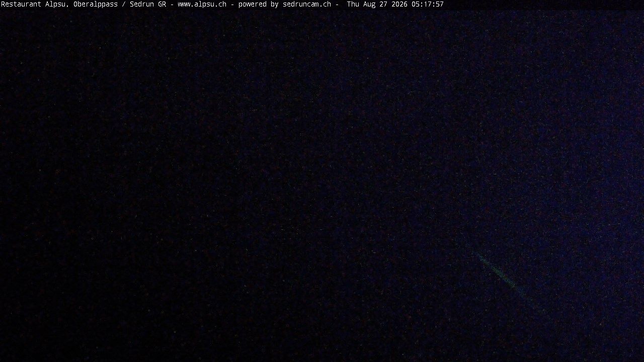 Traffic Cam Tujetsch › South-East: Oberalppass - Pazzola