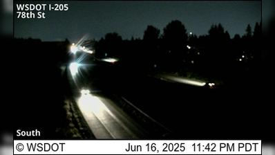 I-205 at 78th St: Traffic Webcam