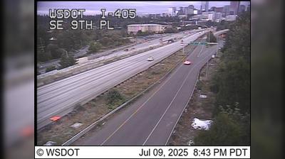 Bellevue › North: I-405 at MP 12.6: SE 9th Pl