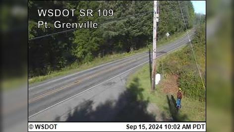 Traffic Cam Taholah › North: SR 109 at MP 36.7: Pt. Grenville