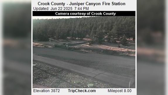 Traffic Cam Prineville: Crook County - Juniper Canyon Fire Station