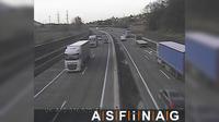 Burgfried: A, bei Anschlussstelle Hallein, Blickrichtung - Km ,