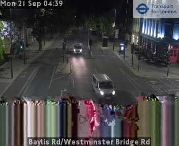 Traffic Cam London: Baylis Rd/Westminster Bridge Rd