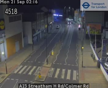 Traffic Cam Croydon: A23 Streatham H Rd/Colmer Rd