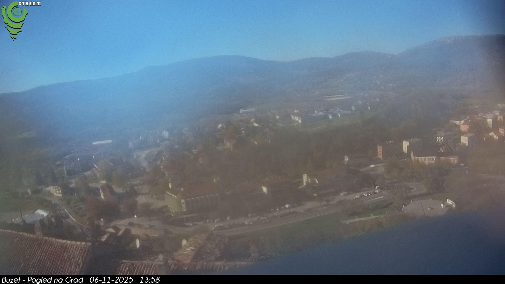 Buzet landscape Webcam