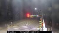 Whistler Resort Municipality › East: , Hwy at Cheakamus Lake Rd & Alpha Lake Rd, km south of Whistler, looking east