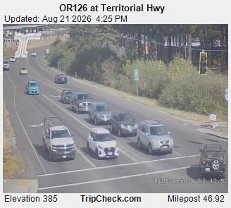 Traffic Cam Veneta: ORE126 at Territorial Hwy