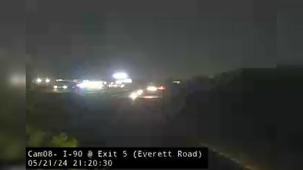 Traffic Cam Westerlo › East: I-90 at Exit 5 (Everett Road)