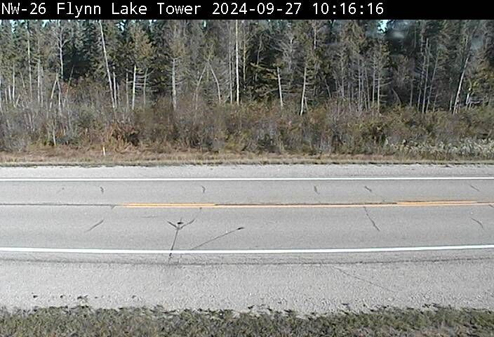 Traffic Cam Unorganized Thunder Bay District: Highway 11 near East Rd
