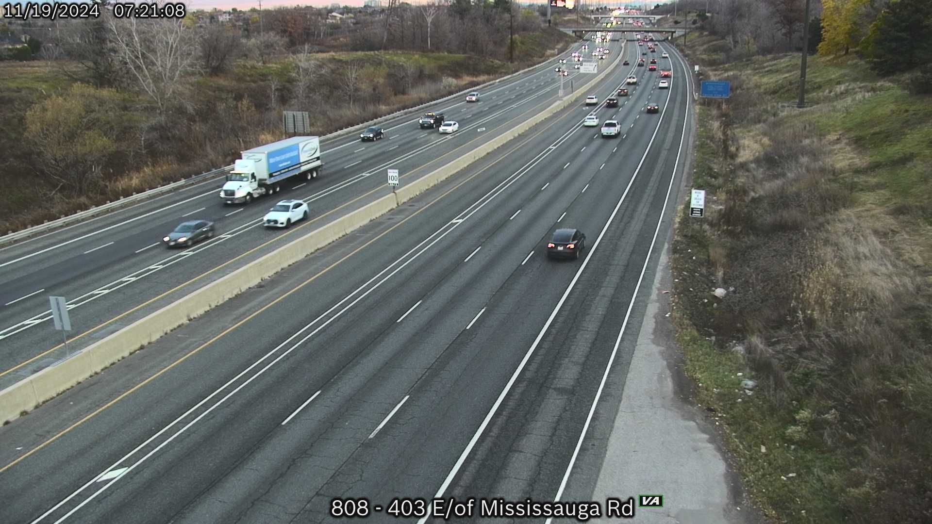 Traffic Cam Mississauga: Highway 403 near East of - Rd