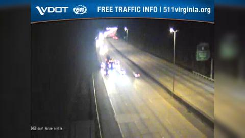 Traffic Cam Hampton: I-64 - MM 259.74 - EB - 0.8 Mi past Harpersville Rd overpass