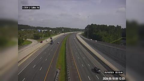 Traffic Cam Jacksonville: I-295 W at Collins Rd