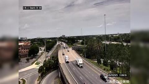 Traffic Cam LaVilla: I-95 at Church St SB