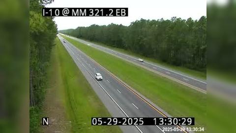 Traffic Cam Manns Spur: I-10 @ MM 321.2