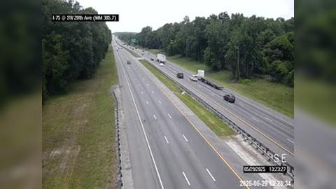Traffic Cam Arredondo: I-75 @ MM 385.7 - SW 20th Ave