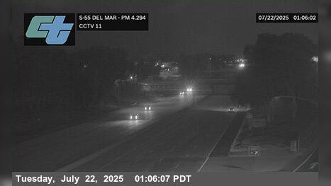 Traffic Cam Costa Mesa › South: SR-55 : Del Mar Avenue