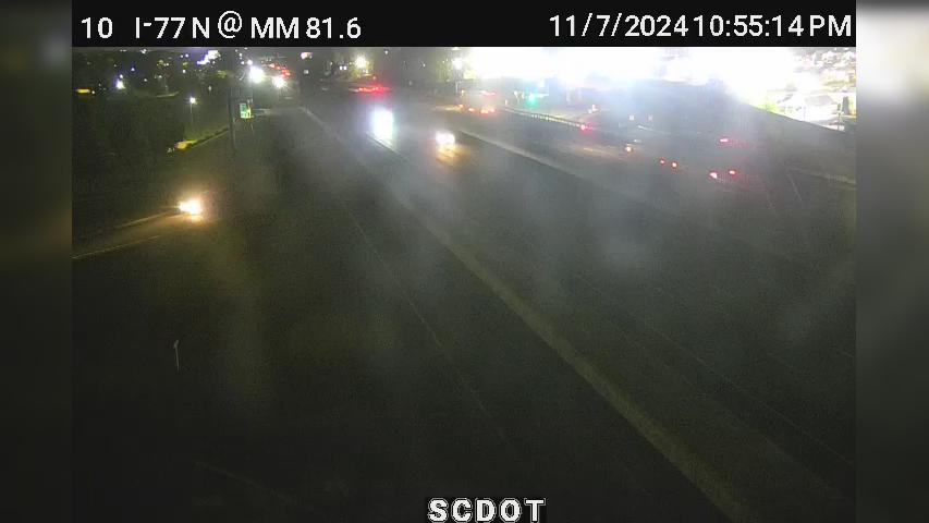 Traffic Cam Rock Hill: I-77 N @ MM 81.6