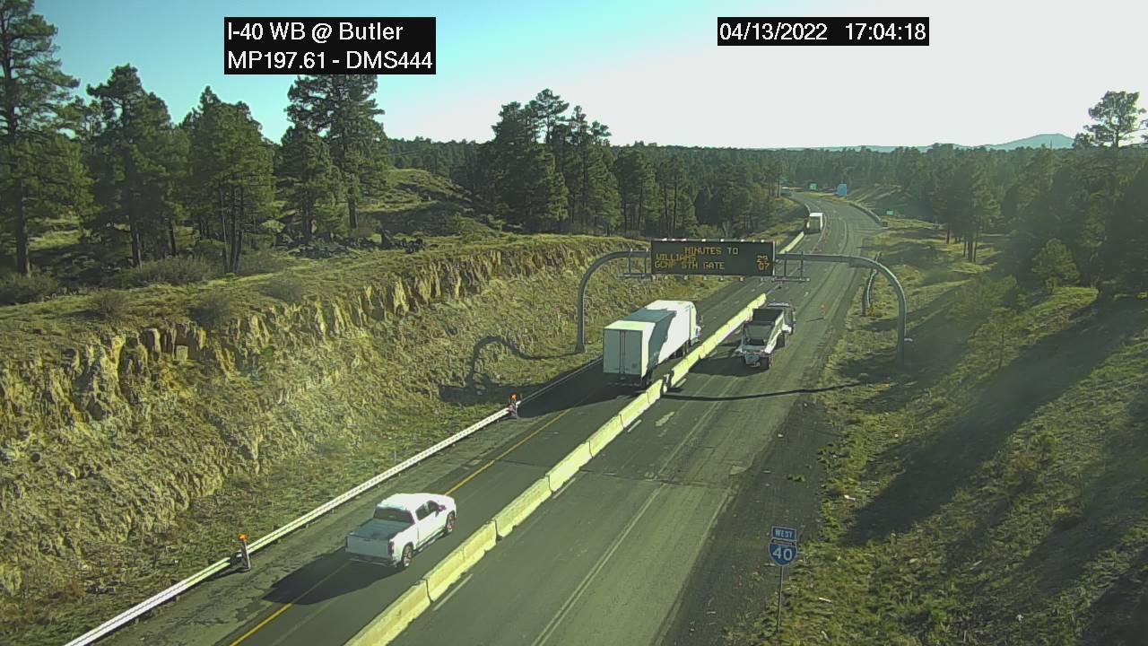 Traffic Cam Flagstaff › West: I- WB . @Butler