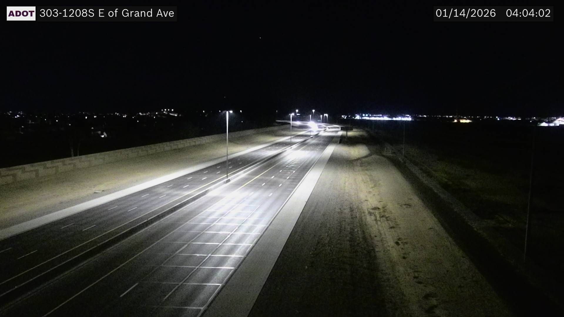 Traffic Cam Sun City Grand › South: SR-303 SB 120.80 @Grand Ave
