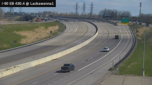 Traffic Cam Blasdell: I-90 at Interchange 55 (Lackawanna Toll Barrier) View