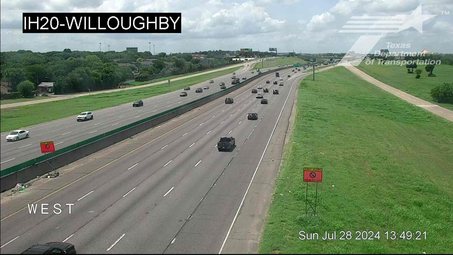 Traffic Cam Dallas › East: I-20 @ Willoughby