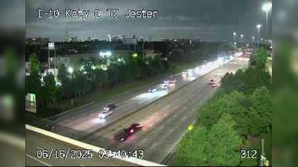 Traffic Cam Houston › West: I-10 Katy @ TC Jester