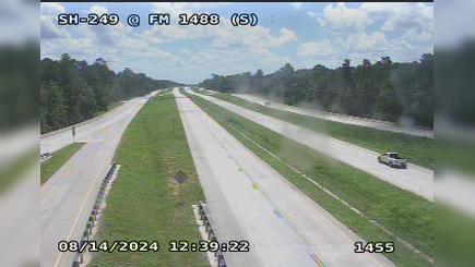 Traffic Cam Mostyn › North: SH-249 @ FM 1488 (S)